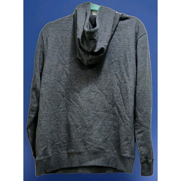 Volcom Hoodie Men’s M Gray Pullover Sweatshirt Kangaroo Pocket Skate Surf Logo - Picture 2 of 8